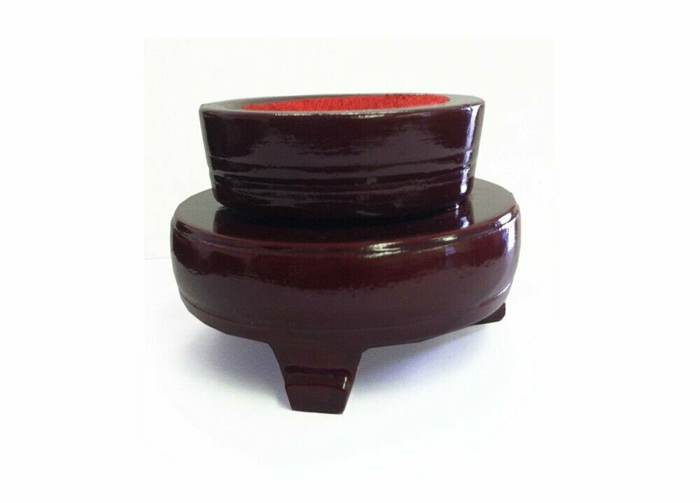Clear Faceted Crystal Ball 80mm 3 inch With Wood Stand in Gift Box