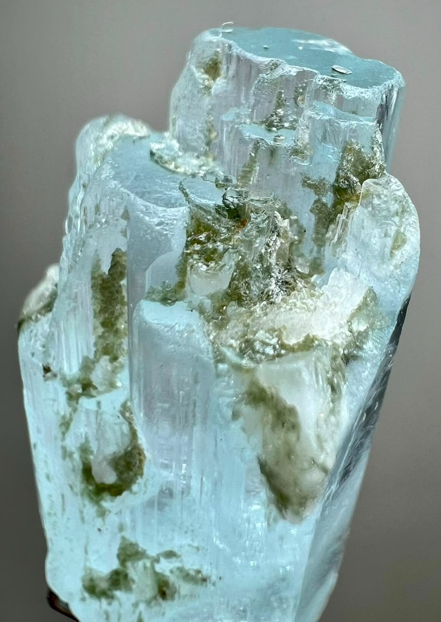 26Ct, Eye Clean! Natural Sky Blue Aquamarine Crystal From Shigar Valley PAk