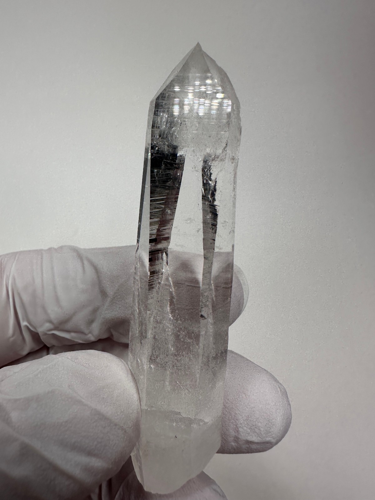 Clear Colombian Lemurian Quartz Crystal Point