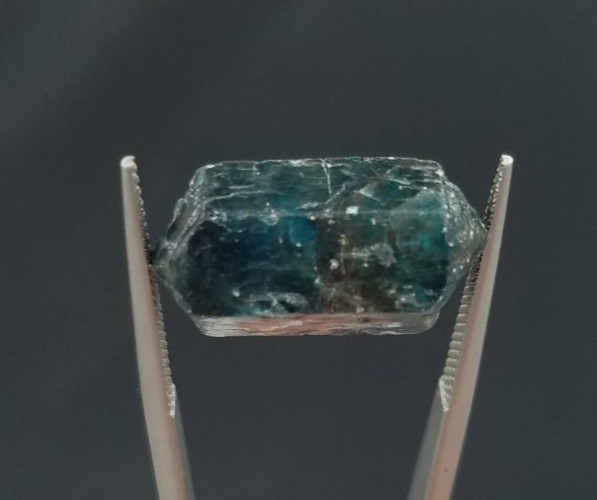 Blue Apatite Crystal – Not Polished 19+ct