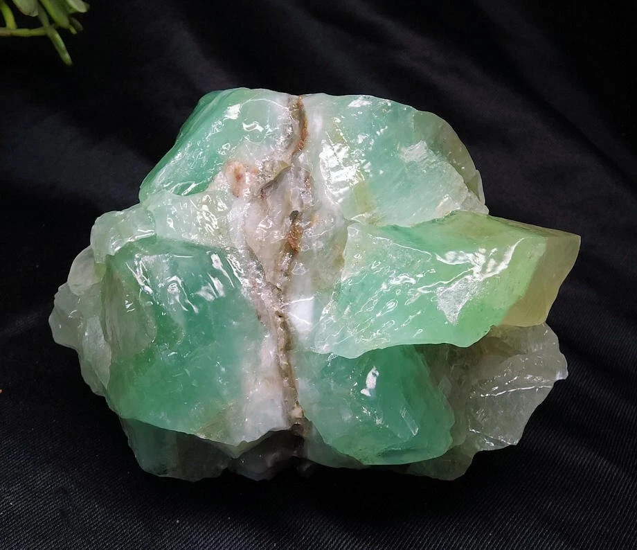 SPECTACULAR BIG 5 INCH GREEN CALCITE CRYSTAL w/ STAND