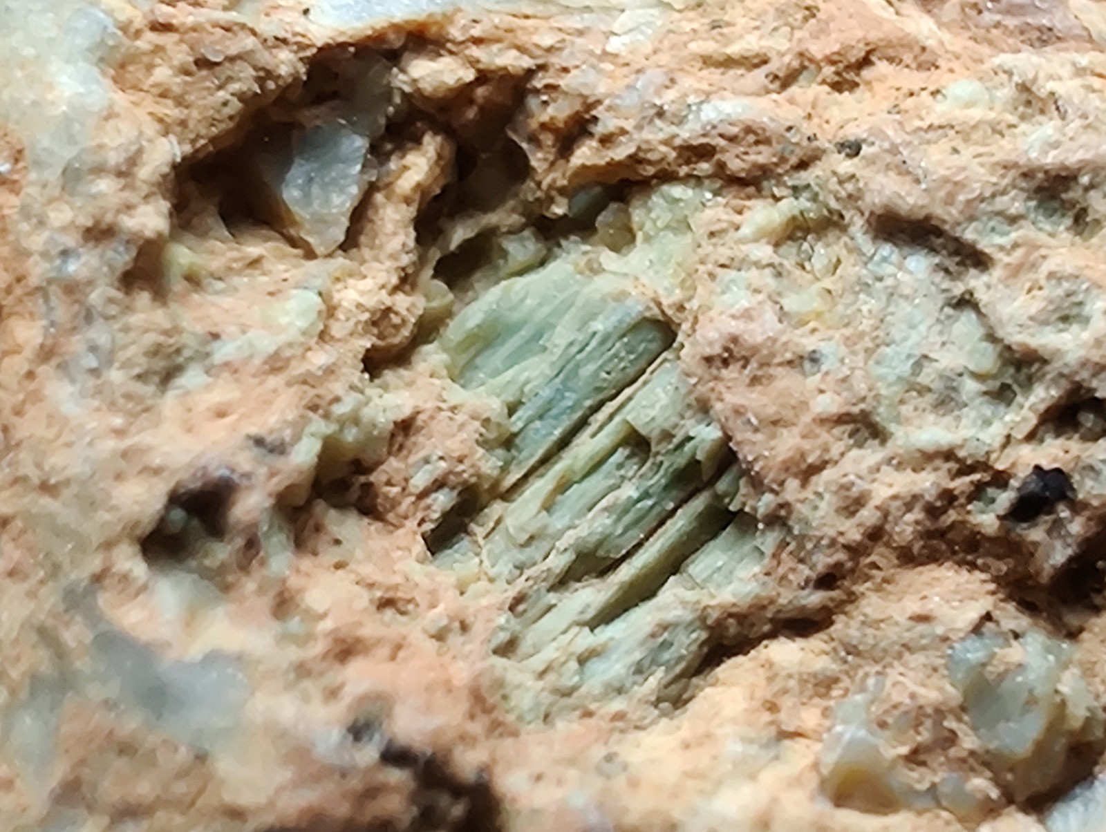 Opal on Sepentine with Magnetite, UV. San Benito, California. 213 grams.