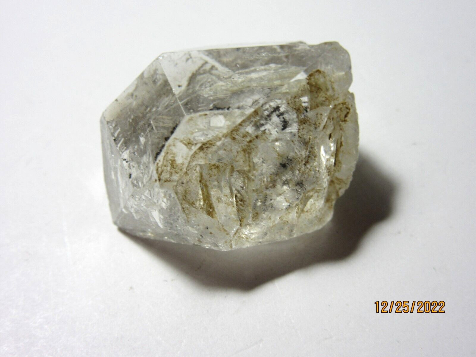 Natural Herkimer Diamond Quartz 1 5/16″ Crystal Herkimer, NY Reiki NHDQC-6