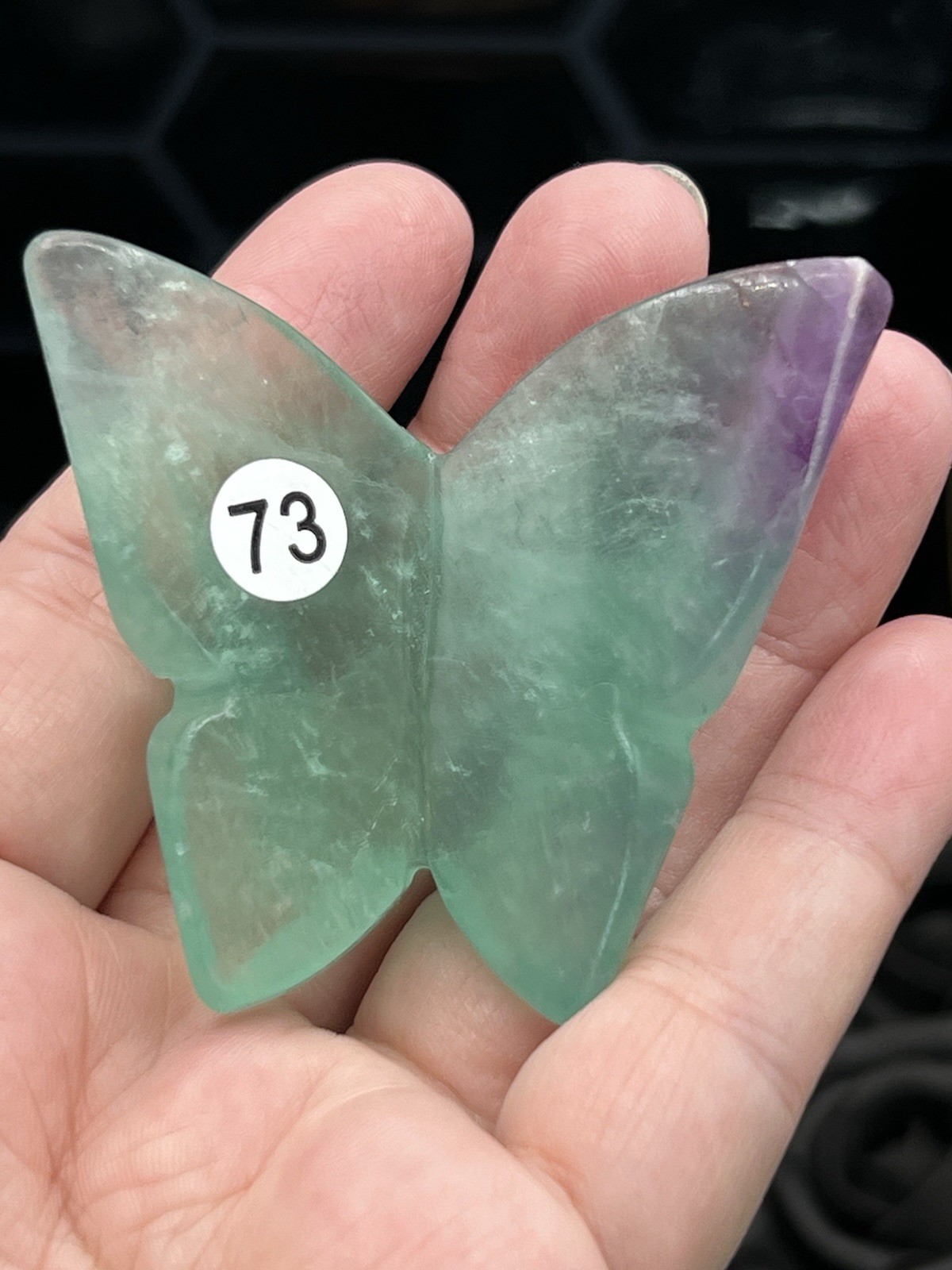 Natural Crystal Mixed Material 3D Butterflies Standing Free ship & Gift