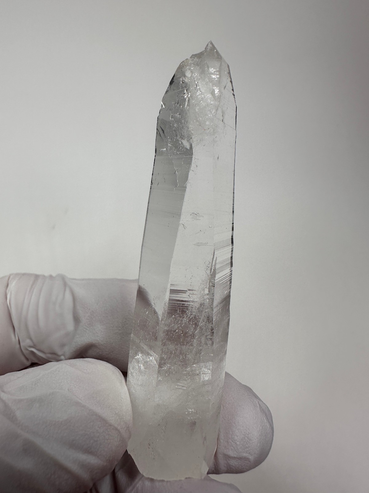 Clear Colombian Lemurian Quartz Crystal Point