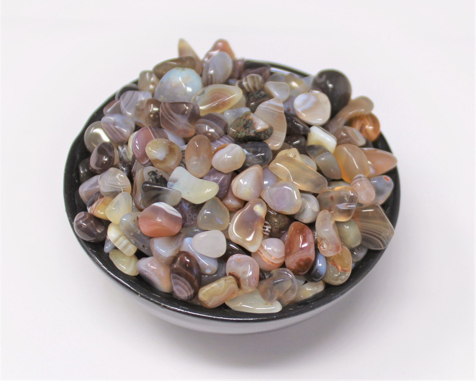 Botswana Agate Semi Tumbled Gemstone Mini Chips 5-15 mm Wholesale Bulk Lots