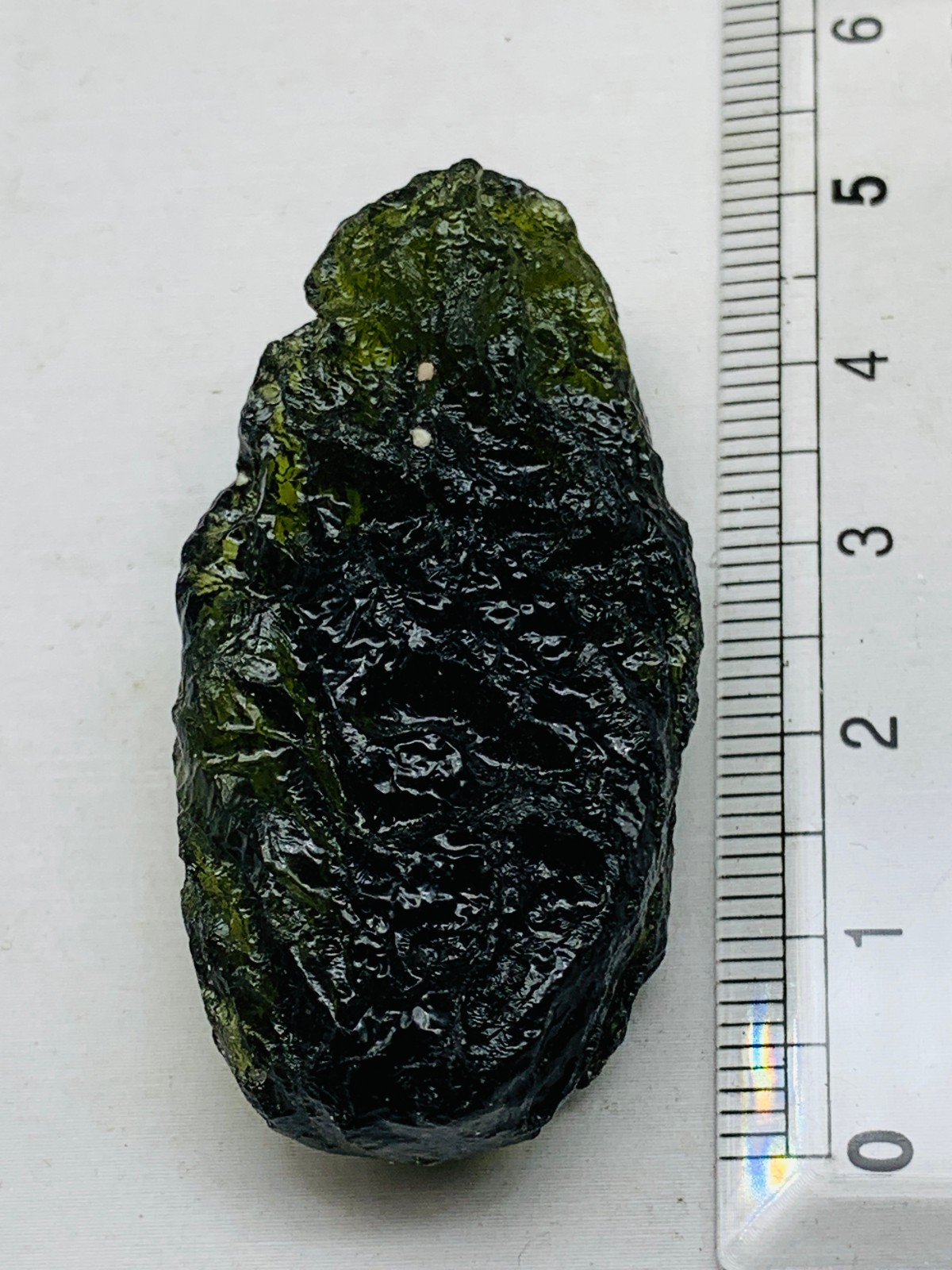 TOP Moldavite Raw Moldavite Crystal from Czech Republic PICcertificate 90CT