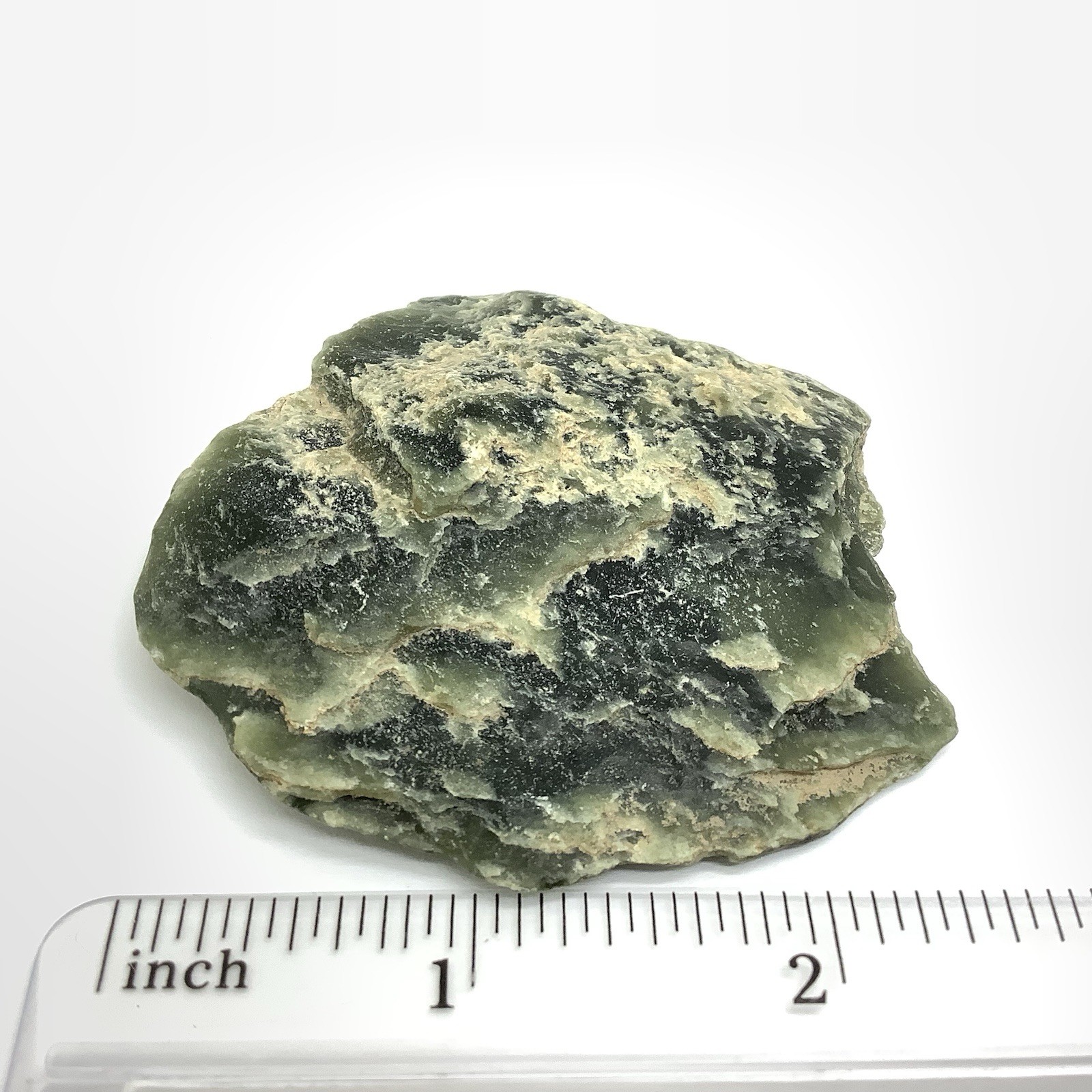 Wyoming Jade Pebble Green Nephrite Jade Slick Ventifact Desert Stone Specimen 48
