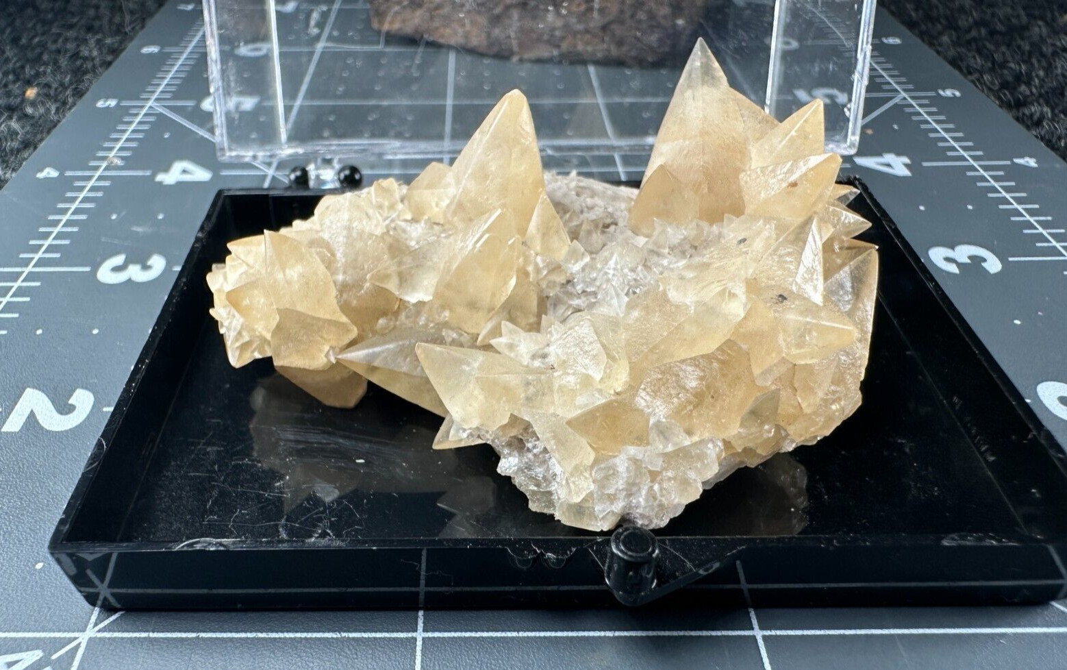 ➤ 2-1/2″ CALCITE CRYSTAL CLUSTER SPECIMEN – Pugh Quarry Ohio VIDEO➤843