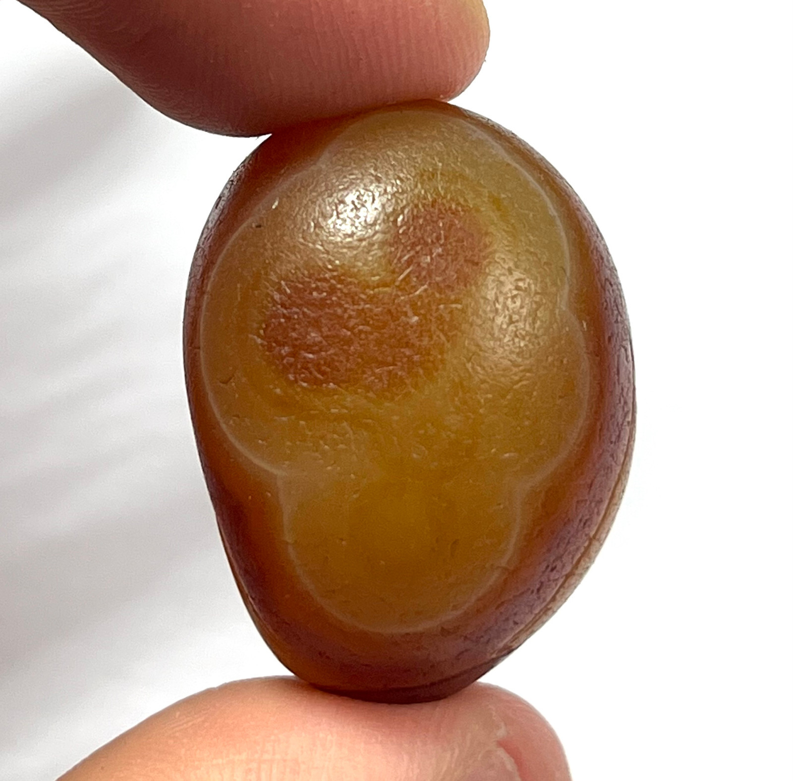25g Bonsai Suiseki-Natural Gobi Agate Eyes Stone-Rare Stunning Viewing 5-20