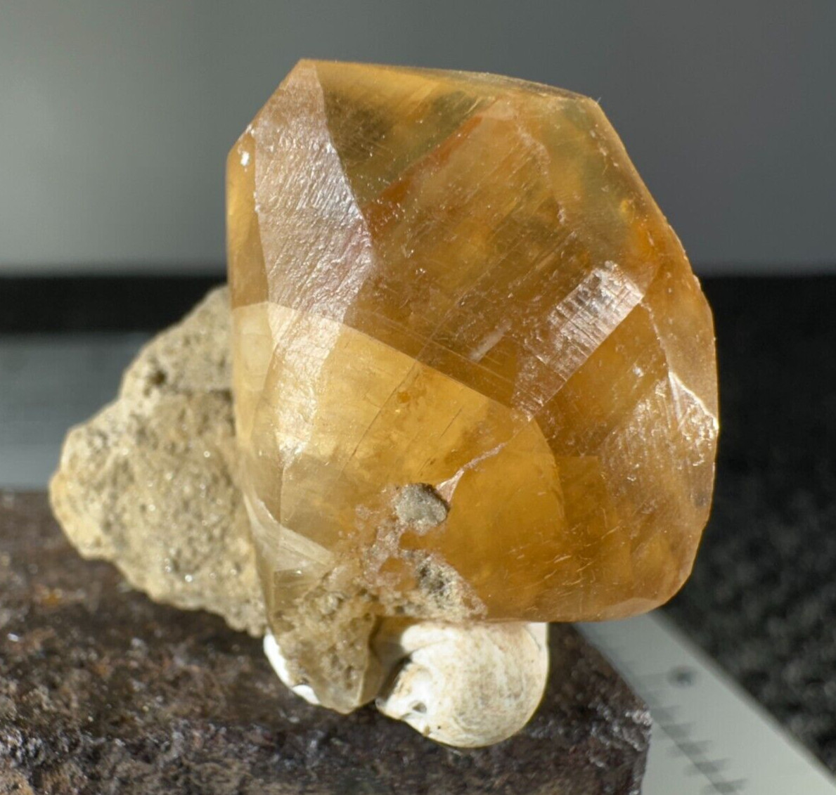➤1-1/4″ TWIN CALCITE CRYSTAL on Matrix -DeBolt Quarry Richmond Indiana VIDEO➤638