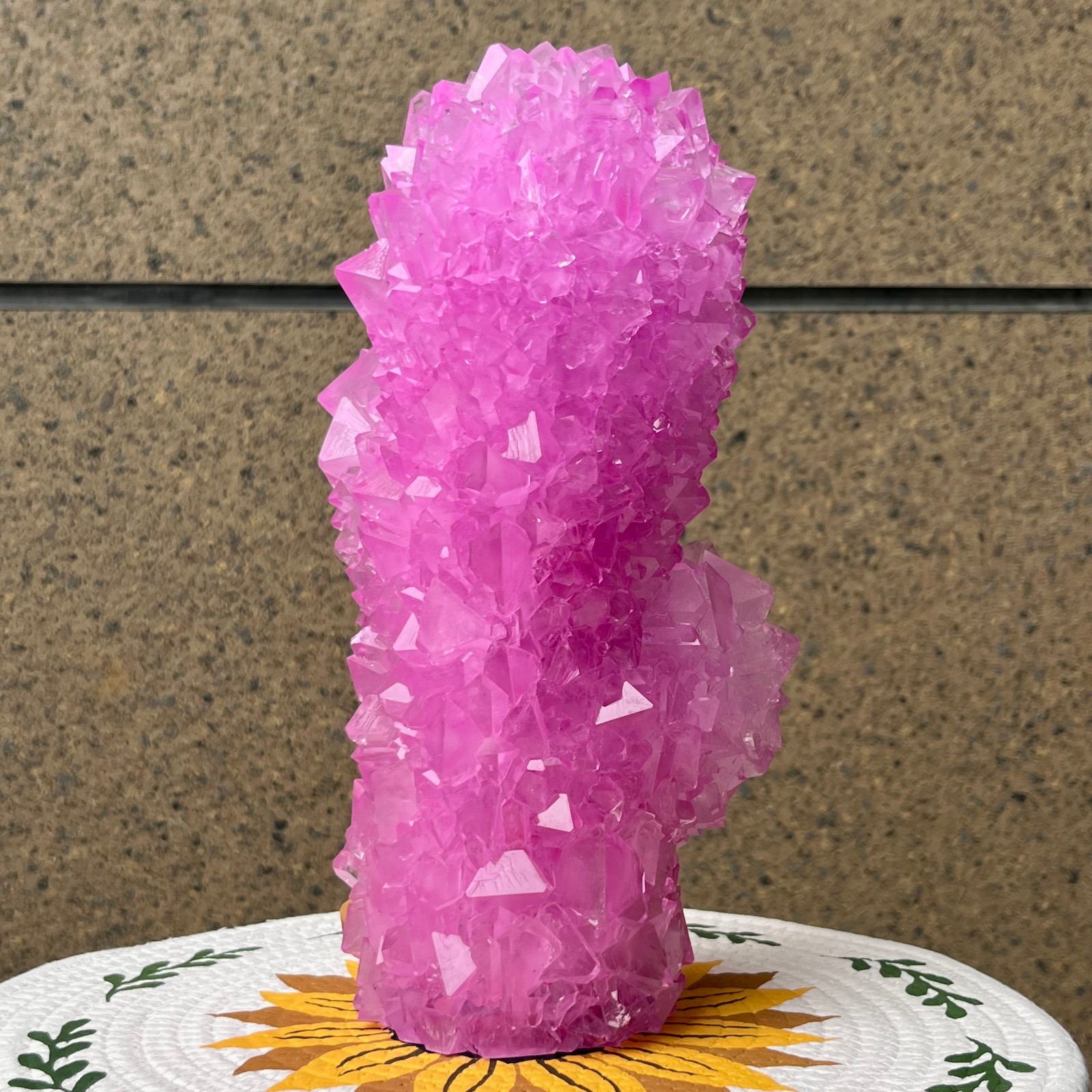 6.2 lb Alum Crystal Cluster Sharp Point Tower Formation Specimen