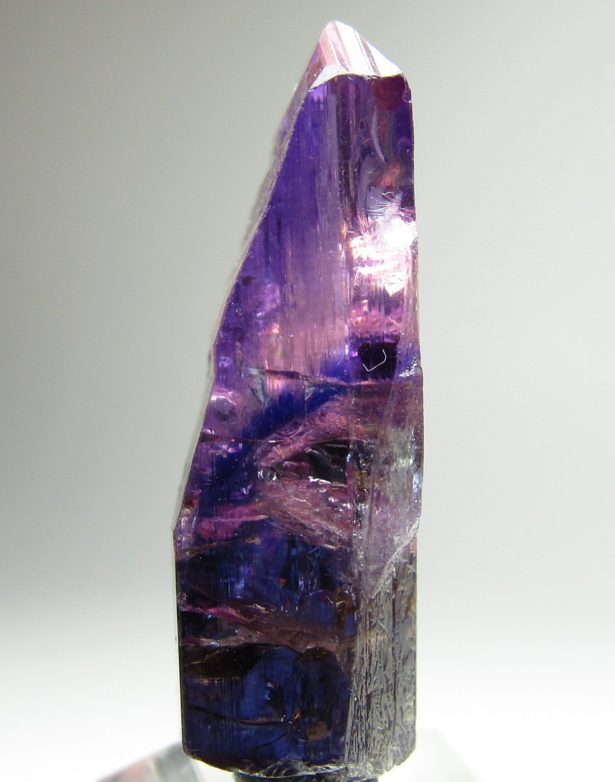 ENTICING ULTRA RARE UNHEATED IRIDESCENT FANCY COLOR GEM TANZANITE!!!! TANZANIA