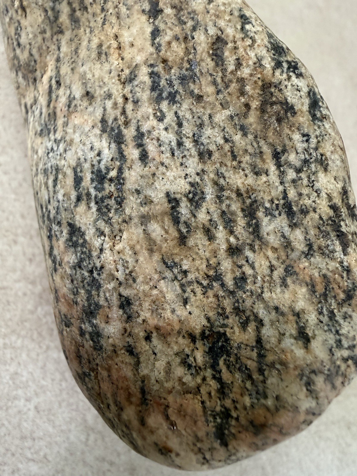 Magnetic Granitic Gneiss Specimen – Pink Feldspar, Quartz & Magnetite