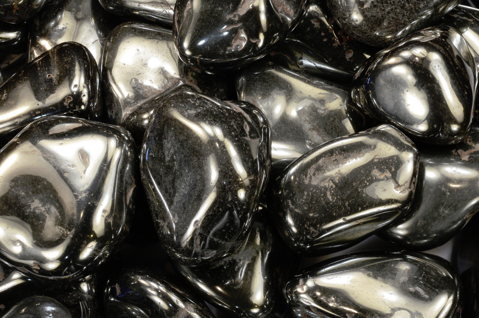 Silver HEMATITE Tumbled 1 1/2″ 2-3 Oz Rocks Minerals Specimen Root Chakra Stone