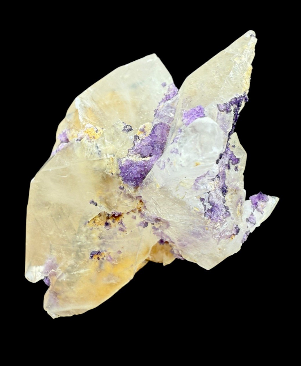 Fluorite & Calcite Xls: Faircloth Vein, Mundy’s Landing, Woodford, Kentucky 🇺🇸