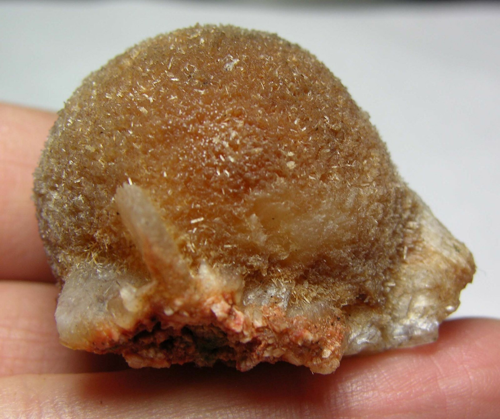 #8 India 1 1/2 in Brown Thomsonite Crystal With Stilbite Specimen 38.00mm