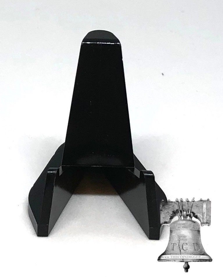 20 Display Stand Easel for Rock Fossil Mineral Geode Agate Stands Air-tite BLACK
