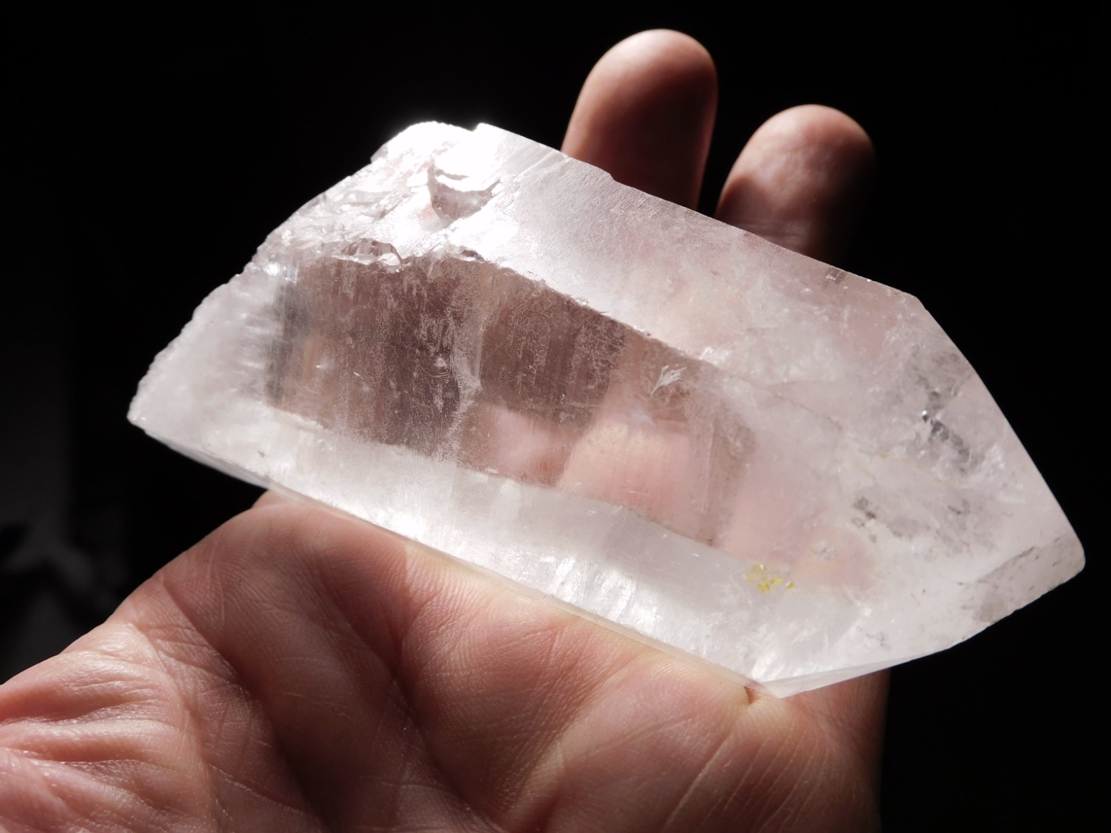 Larger! Very Nice and Natural LEMURIAN Quartz Crystal Brazil 235gr