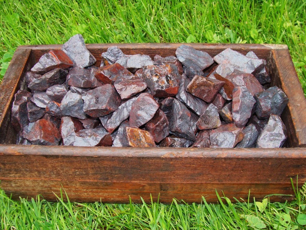 3000 Carat Lots of Unsearched Natural Hematite Rough + a FREE Faceted Gemstone