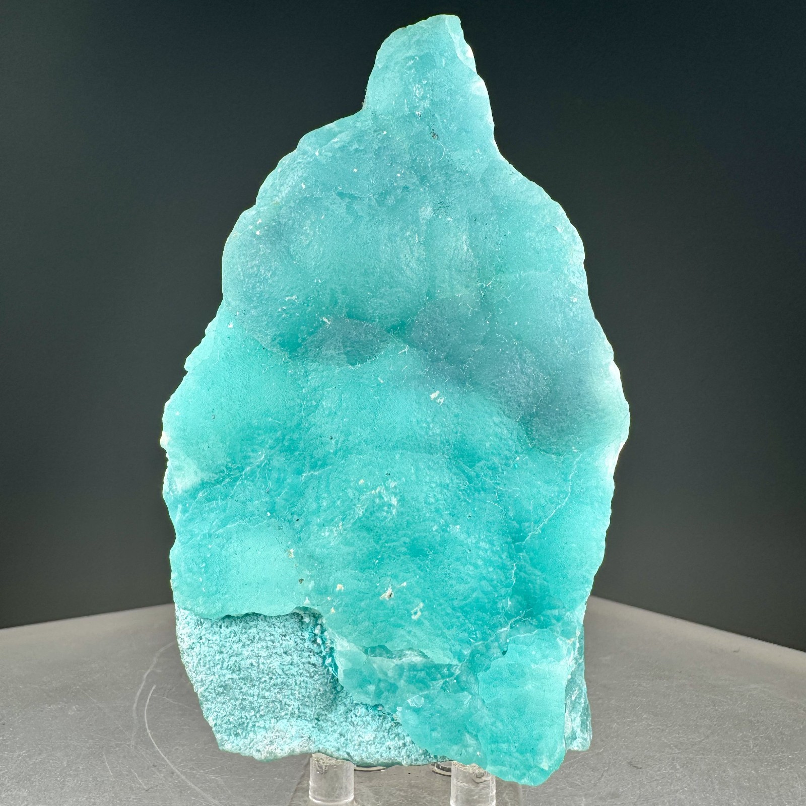 Vibrant Blue Smithsonite: Yanga Koubenza mines, Mfouati, Republic of Congo