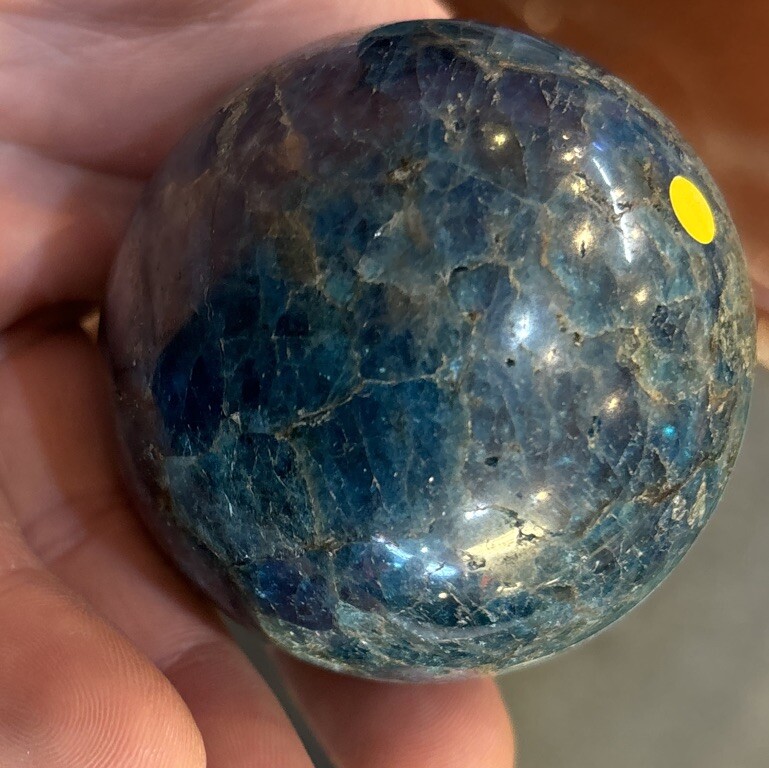 2 1/2” Blue Apatite Sphere 340 Grams