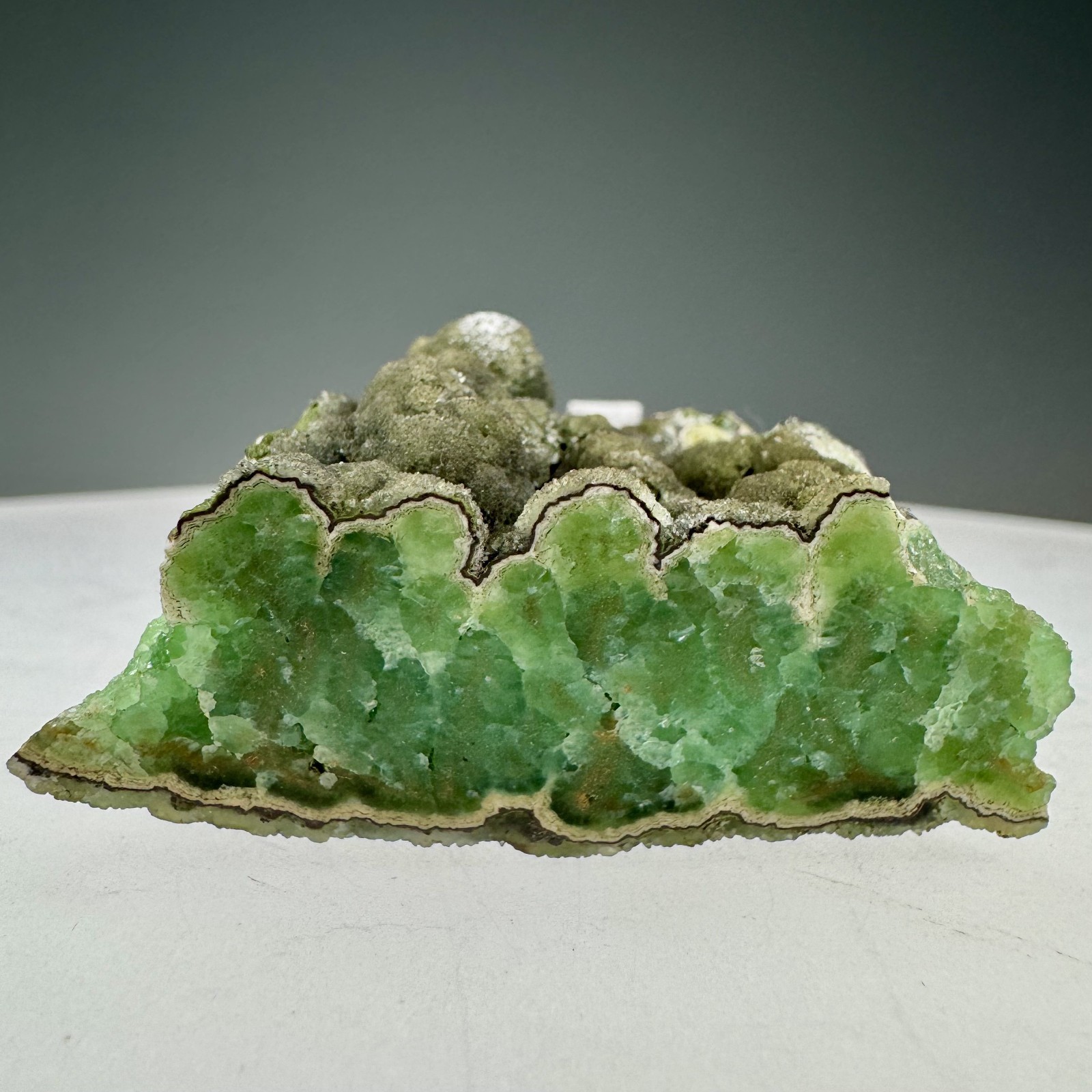 Beautiful Solid Green Smithsonite: Tsumeb Mine, Tsumeb, Namibia- Unusual!!
