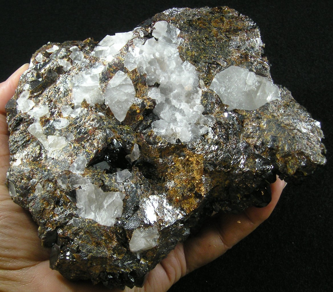 Sphalerite Quartz Crystal Specimen Large 12.7cm 1494g Elmwood Mine Tennessee USA