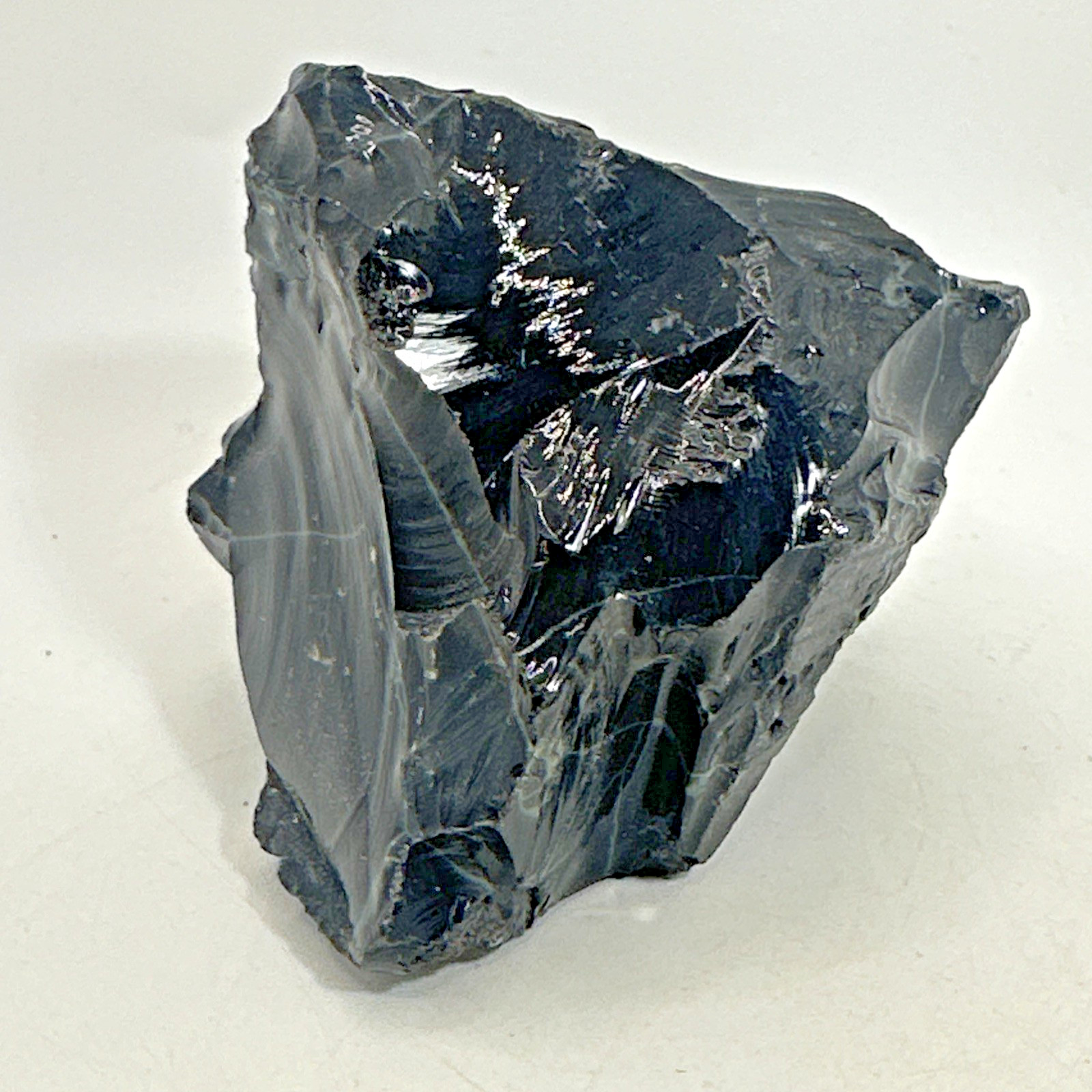 Beautiful Spider Web Obsidian Specimen 259 Grams