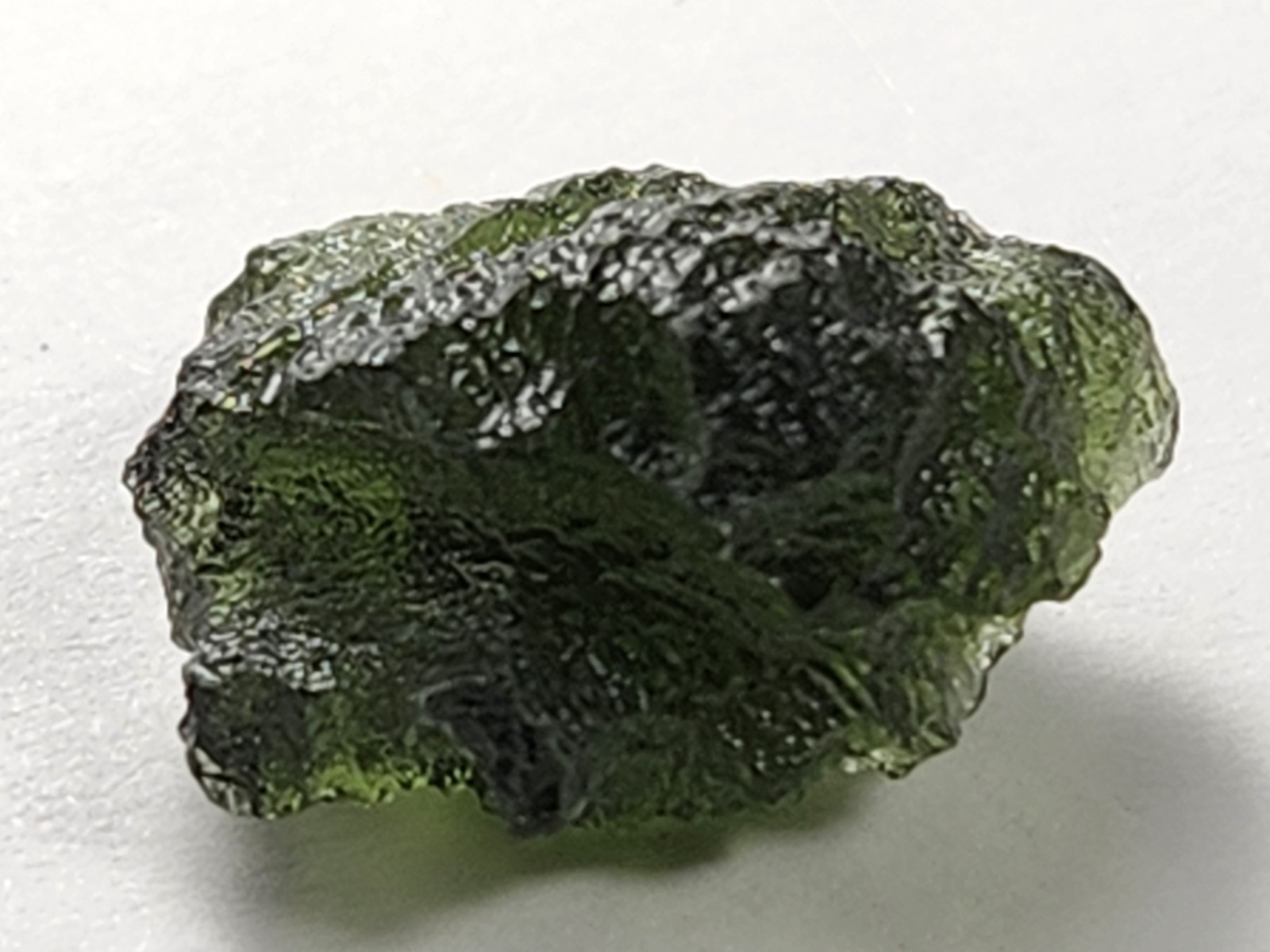 Top A++ 2.64g Gem Green Moldavite Crystal Chlum Czech Republic Minerals Crystals