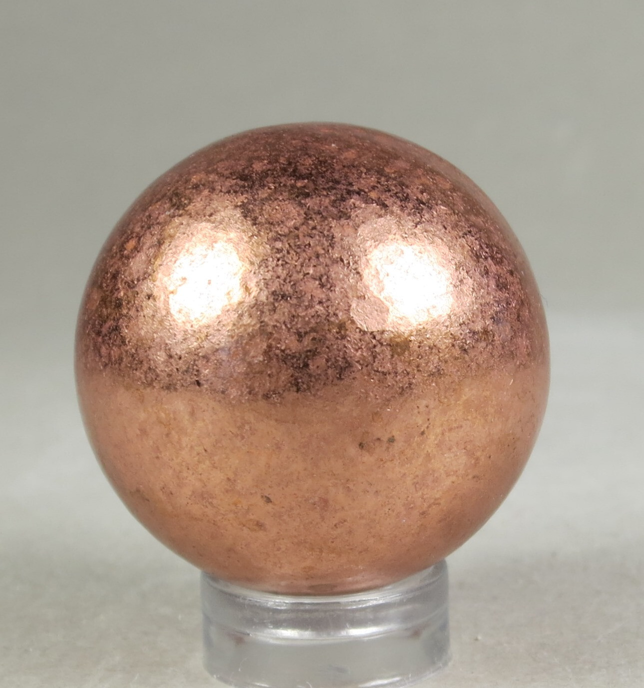 1.2 Inch Solid COPPER SPHERE With Stand – MICHIGAN