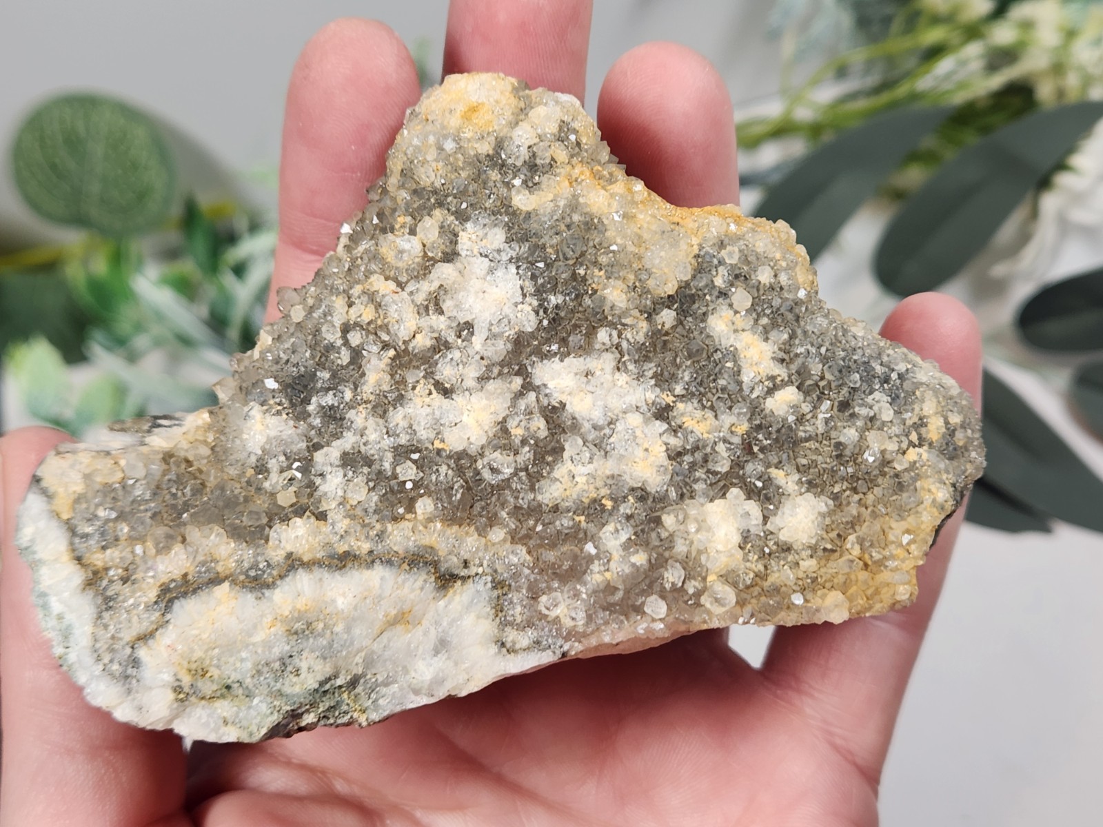 Druzy Quartz From Mexico Crystal Mineral Specimen 274g 3.75in Ep1