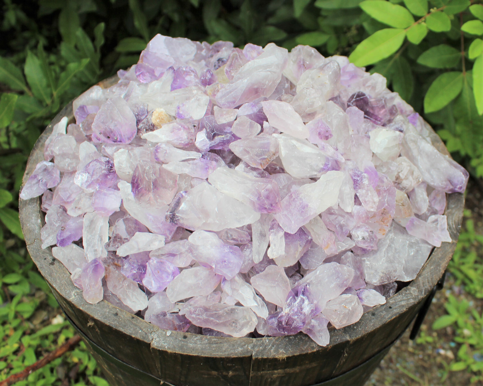 Wholesale CLEARANCE Amethyst Crystal Points, 5 lb HUGE Lot Natural Rough Quartz
