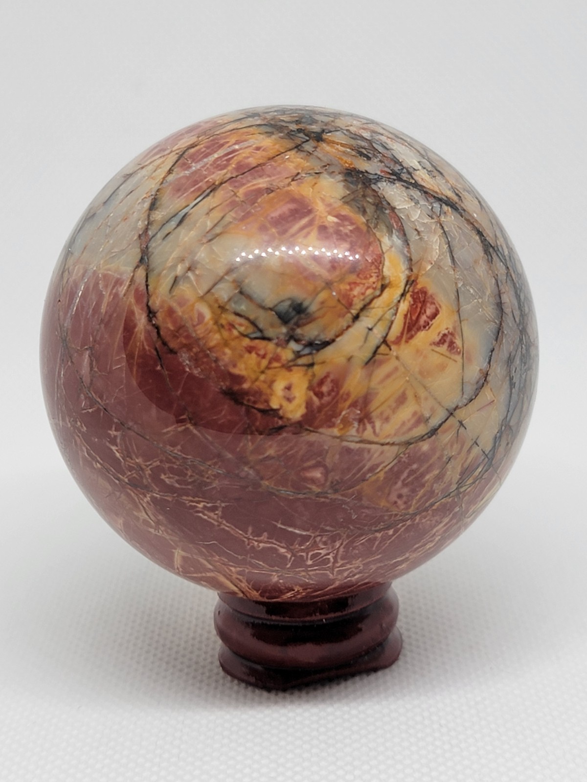 Cherry Creek Jasper Spere 8″ Circumference US Seller