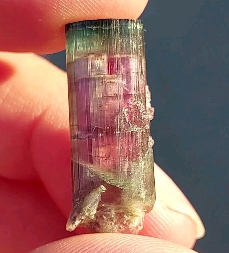ULTRA RARE BURKHARD’S POCKET TOURMALINE NO REPAIRS PEDERNEIRA MINE BRAZIL