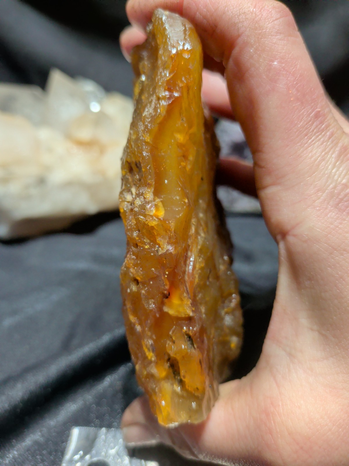 Golden Translucent Specimen Unpolished (1lb 4oz)