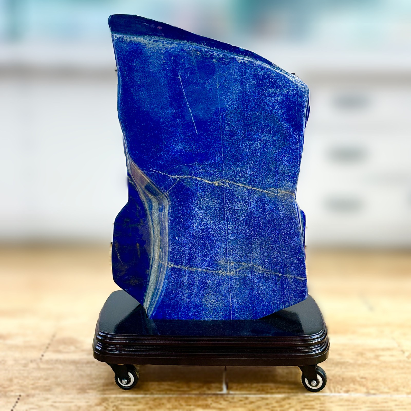 179LB Lapis Lazuli Freeform Polished Rough Healing Crystal Specimen Stone