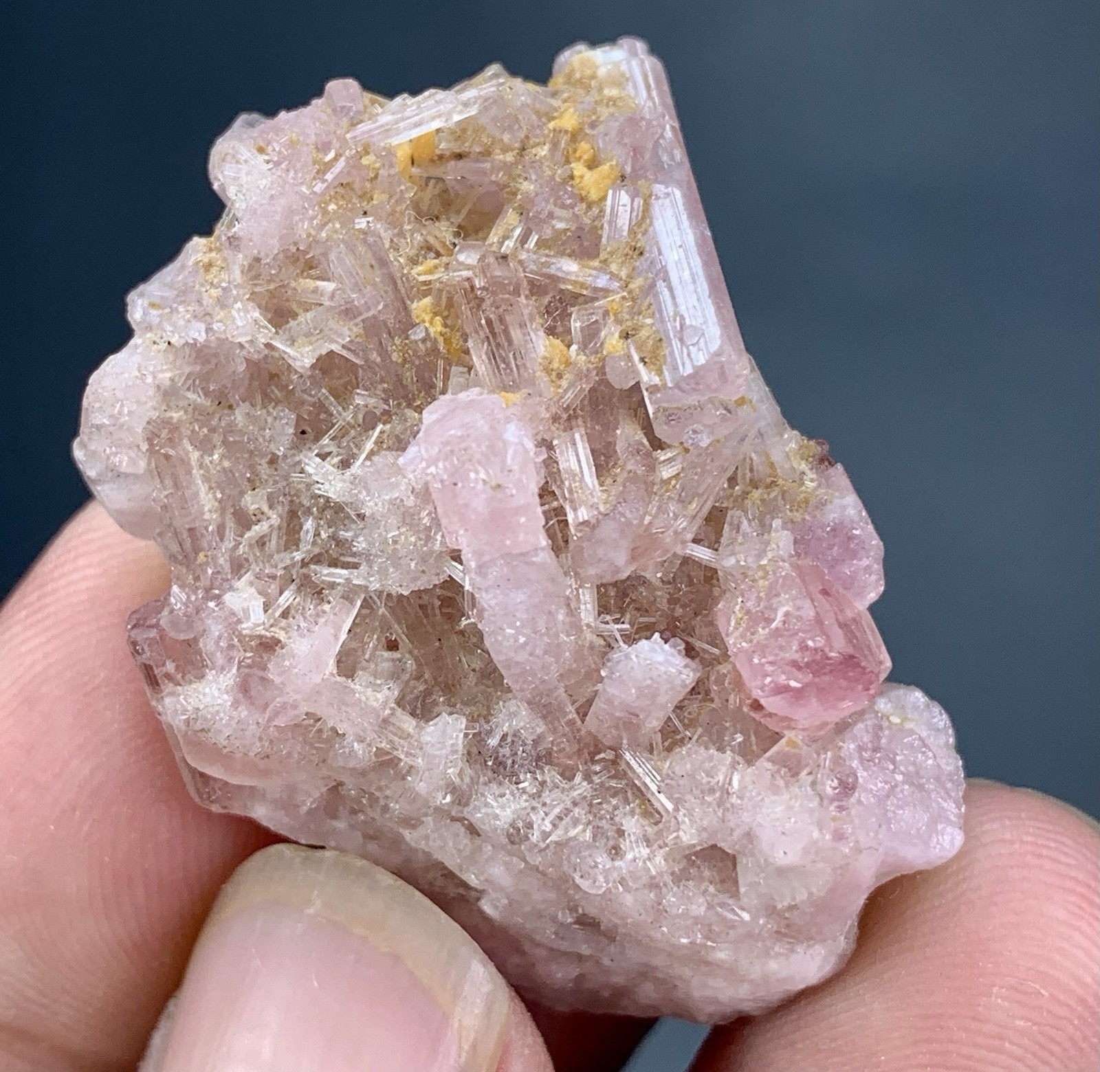 83 Cts Bunch Of Tourmaline Crystal Specimen From Afghanistan.