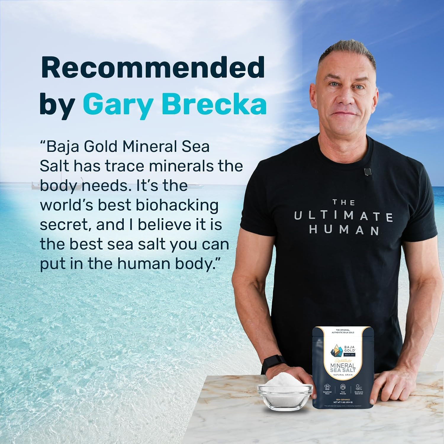 Signature Mineral Sea Salt – Recommended by Gary Brecka – Organic Natural Grain