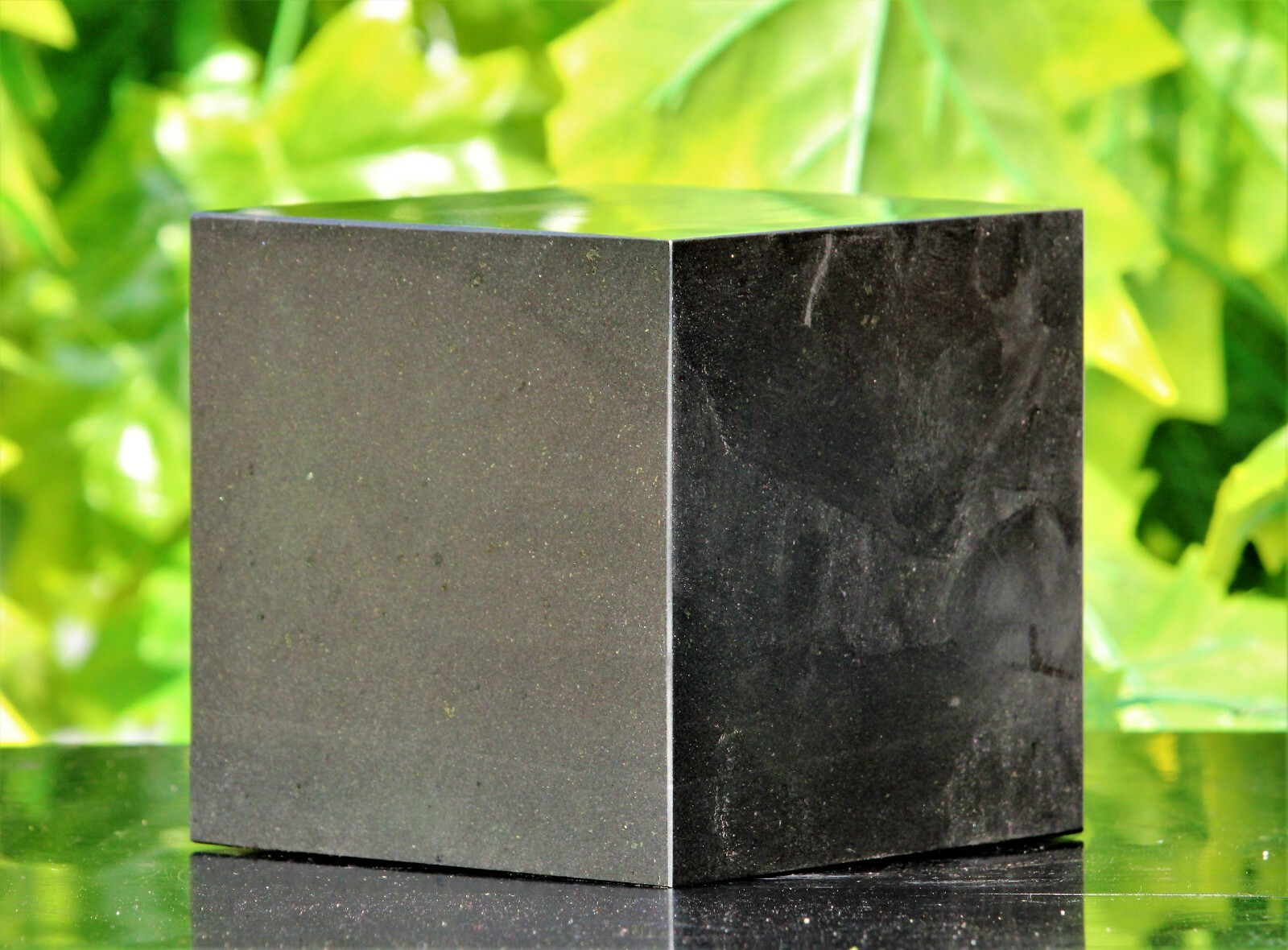 Large 105MM Black Tourmaline Quartz Crystal Chakra Healing Energy Stone Cube