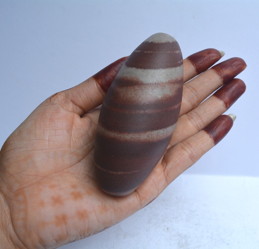 Set of 2 Shiva Lingam, Natural Shiva Lingam, Healing Shiva Lingam Stone~025