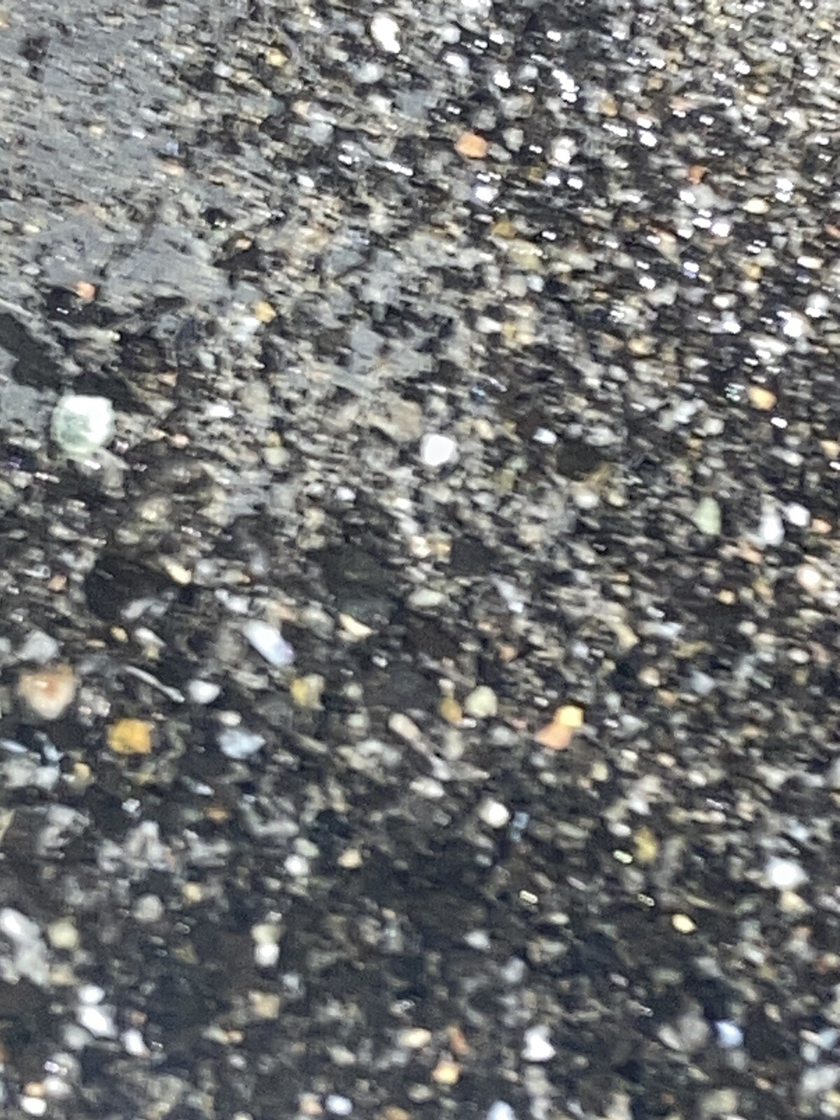 Gold Crystalline With Black And White Crystalline