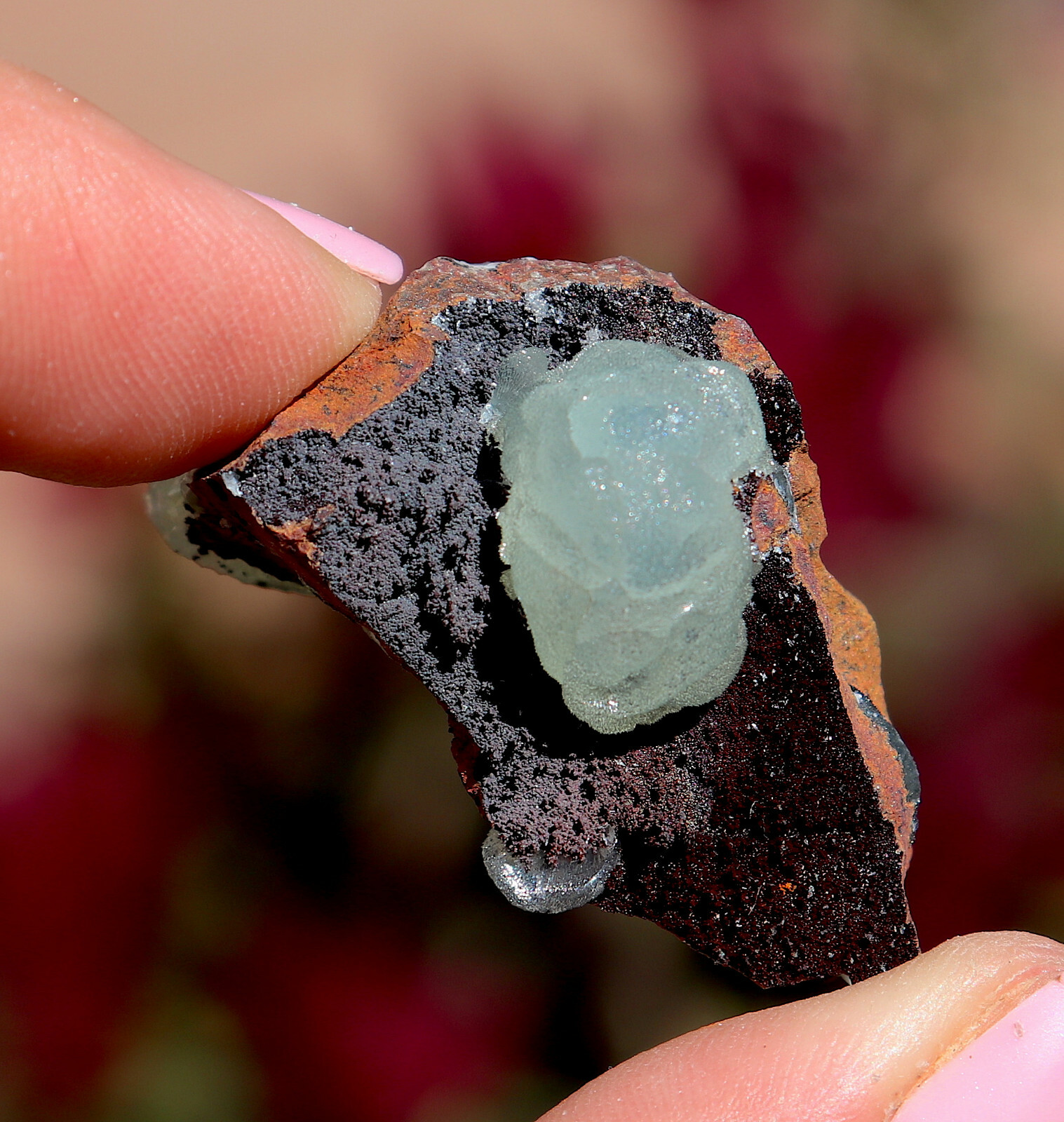 Smithsonite And Hemimorphite On Matrix From Mexico 3.7 Cm’s
