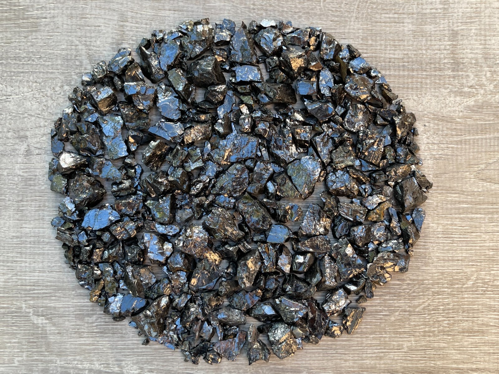 Grade A++ Small Elite Noble Shungite Stone, 0.2-1″ Raw Shungite, Bulk Lot