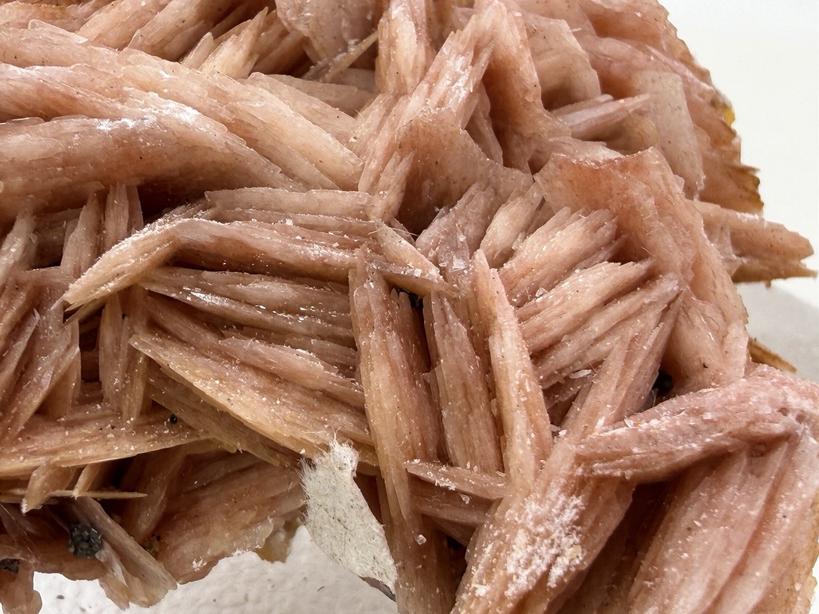 Orange Barite with Galena and Cerussite in Matrix from Morocco 104 g.