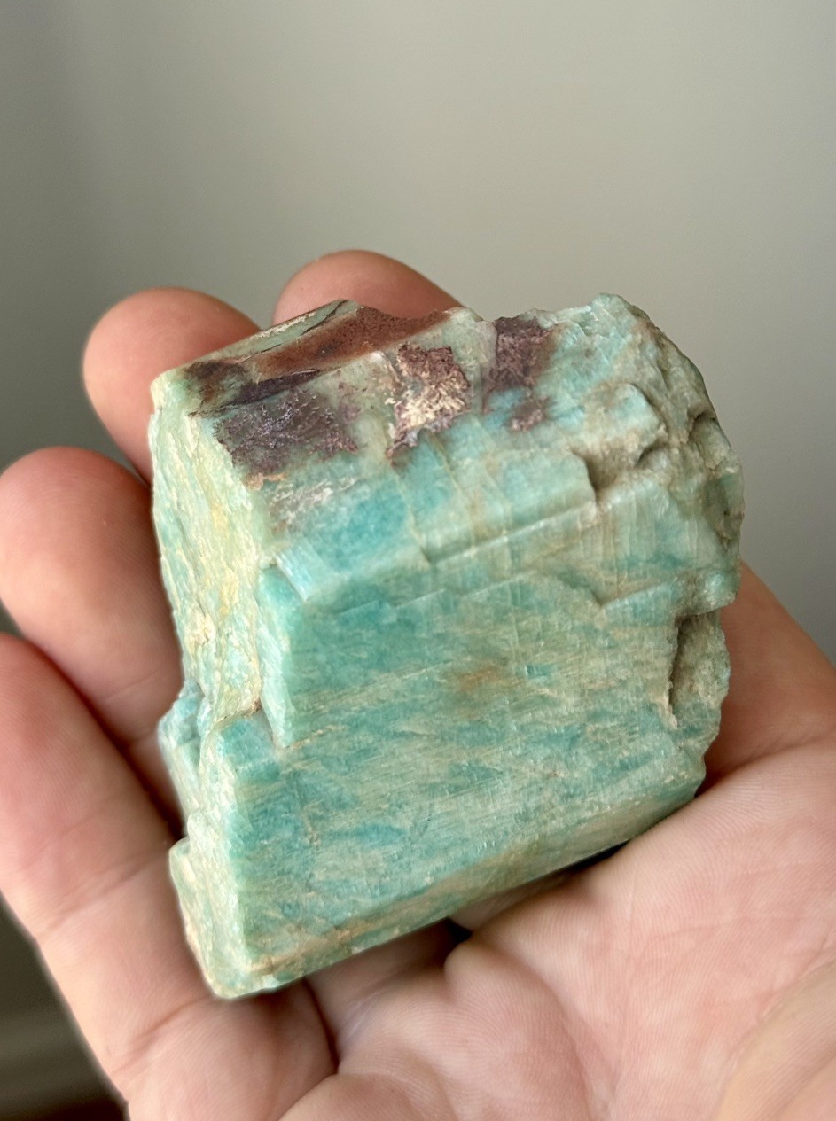 Amazonite Crystal Nice Saturation Lake George, CO Full Crystallized 5.6cm,118.8g