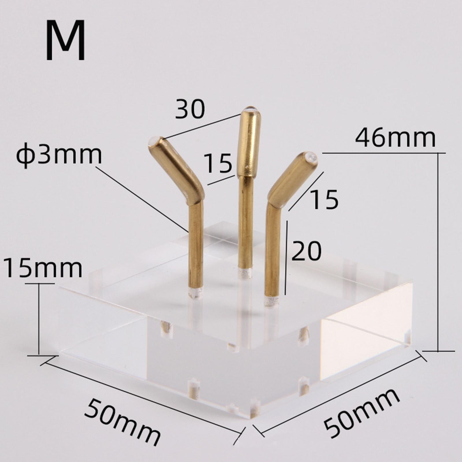 Acrylic Display Holder Display Easel Stand Support Rack Mineral for Ball Agate