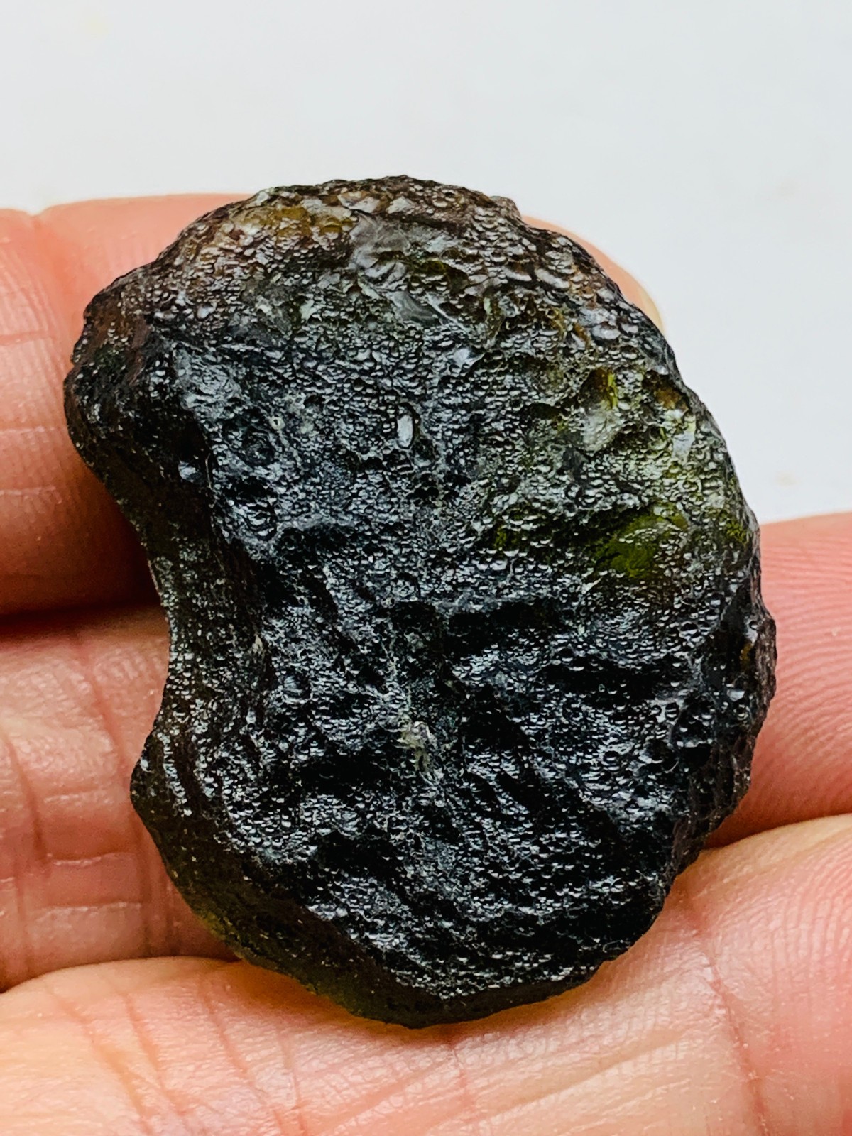 TOP Moldavite Raw Moldavite Crystal from Czech Republic PICcertificate 50CT