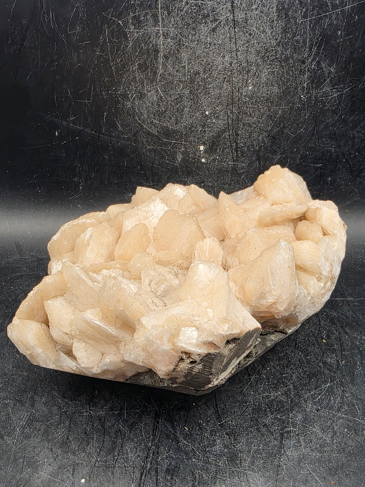 stilbite free form! 1.8 pounds, 5.4 inches long, 3.7 wide!