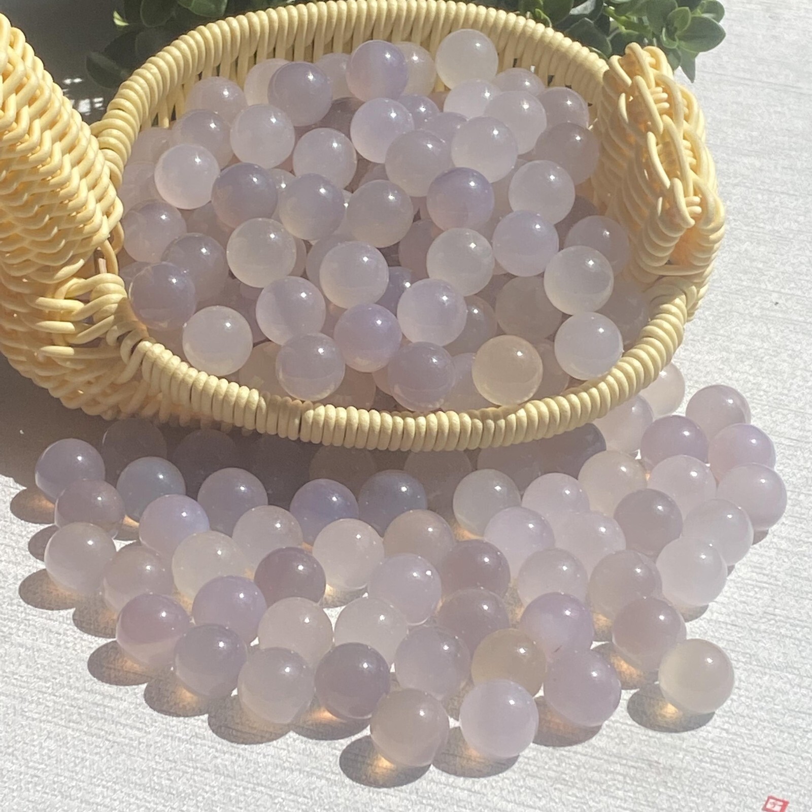 20pcs Wholesale Natural Grey agate Ball Quartz Crystal 15mm+ Sphere Reiki Gem